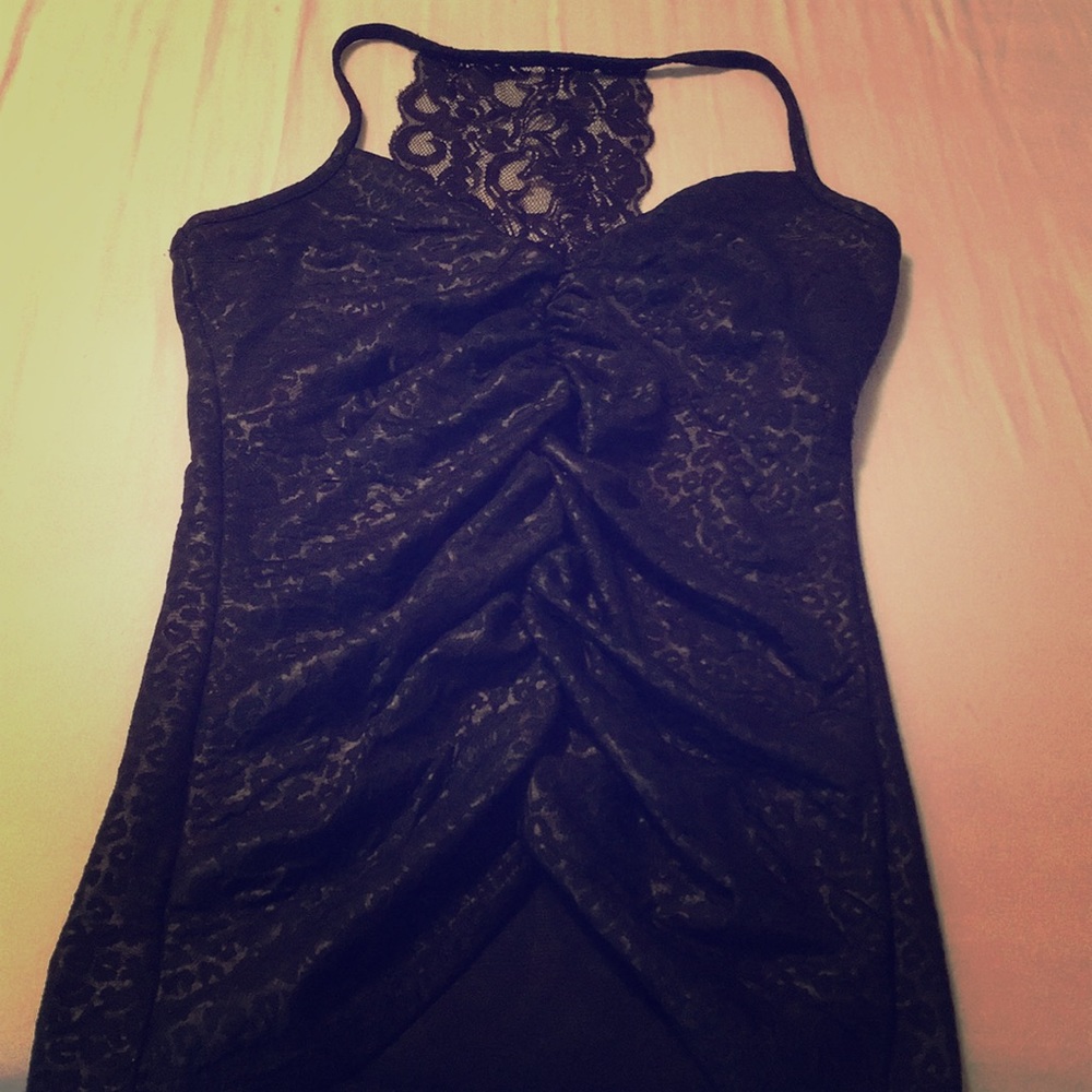 Sexy BKE Black leopard print top